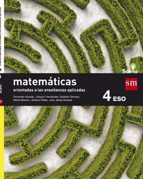 portada Matemáticas Orientadas a las Ciencias Aplicadas. 4 Eso. Savia