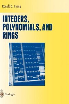 portada integers, polynomials, and rings: a course in algebra (en Inglés)