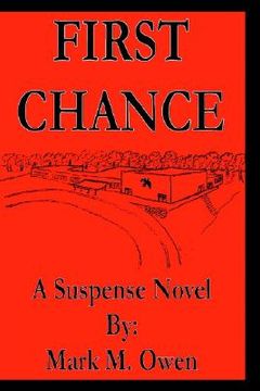 portada first chance: a suspense novel (en Inglés)