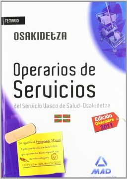 portada Temario - operarios osakidetza (Osakidetza 2011 (mad))