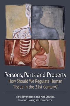 portada Persons, Parts and Property: How Should we Regulate Human Tissue in the 21St Century? (en Inglés)