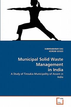 portada municipal solid waste management in india (en Inglés)