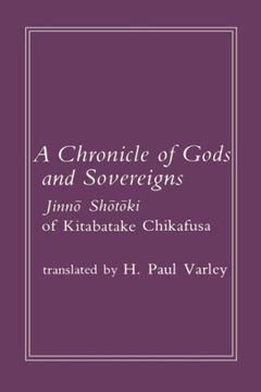 portada Chronicle of Gods and Sovereigns: Jinno Shotoki of Kitabatake Chikafusa (en Inglés)