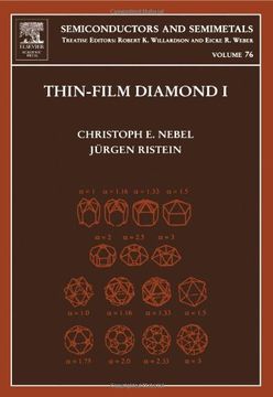 portada Thin-Film Diamond i: (Part of the Semiconductors and Semimetals Series) (en Inglés)