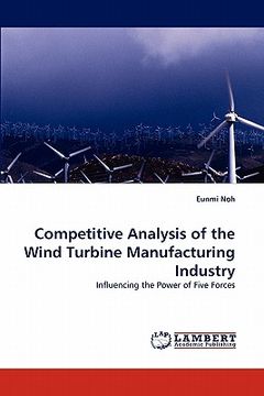 portada competitive analysis of the wind turbine manufacturing industry (en Inglés)