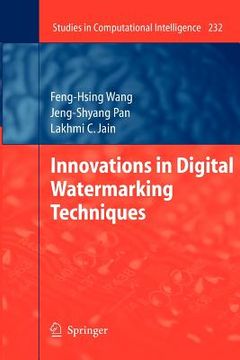 portada innovations in digital watermarking techniques (en Inglés)