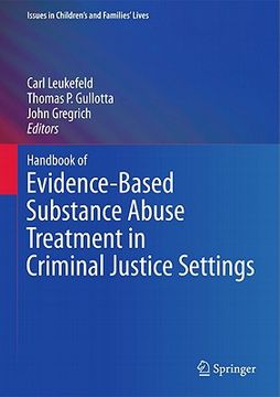 portada handbook of evidence-based substance abuse treatment in criminal justice settings (en Inglés)