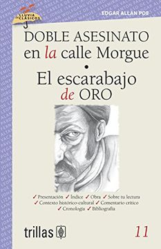 portada Doble Asesinato en la Calle Morgue & el Escarabajo de oro (in Spanish)