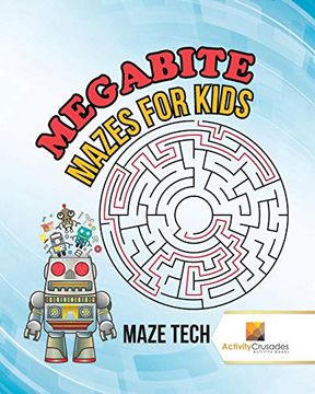 portada Megabyte Mazes for Kids: Maze Tech (en Inglés)