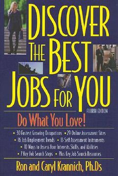 portada Discover the Best Jobs for You (en Inglés)