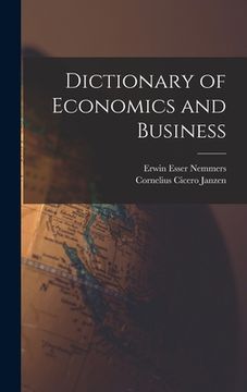 portada Dictionary of Economics and Business (en Inglés)