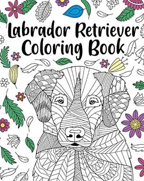 portada Labrador Retriever Coloring Book (en Inglés)