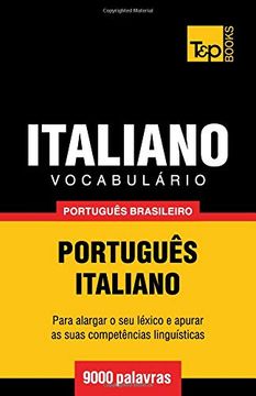 portada Vocabulário Português Brasileiro-Italiano - 9000 Palavras (en Portugués)