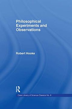 portada Philosophical Experiments and Observations (en Inglés)