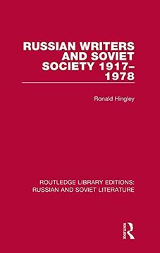 portada Russian Writers and Soviet Society 1917–1978 (Routledge Library Editions: Russian and Soviet Literature) (in English)