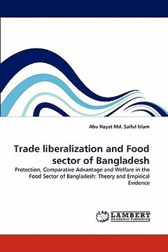portada trade liberalization and food sector of bangladesh (en Inglés)