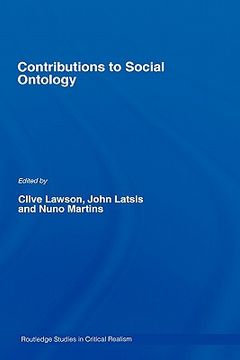 portada contributions to social ontology (en Inglés)