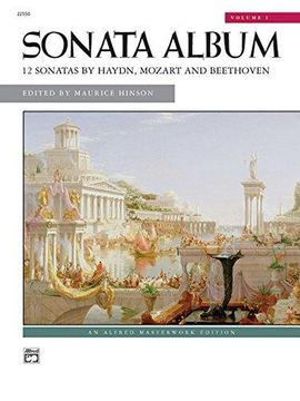 portada Sonata Album, Vol 1: Comb Bound Book (Alfred Masterwork Editions) 12 Sonatas by Haydn, Mozart, & Beethoven (en Inglés)