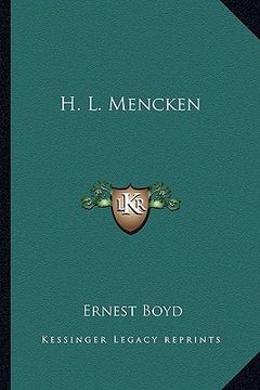 portada h. l. mencken (en Inglés)