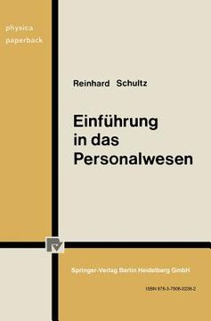 portada einfa1/4hrung in das personalwesen. (in German)
