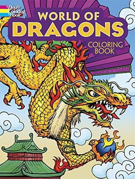 portada World of Dragons Coloring Book (Dover Coloring Books) (en Inglés)