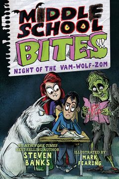 portada Middle School Bites: Night of the Vam-Wolf-Zom [Soft Cover ] (en Inglés)