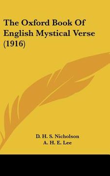 portada the oxford book of english mystical verse (1916) (en Inglés)