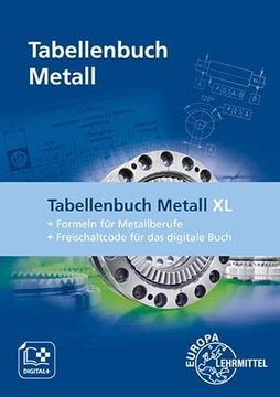 portada Tabellenbuch Metall xl: Tabellenbuch, Formelsammlung und Keycard mit Freischaltcode (en Alemán)