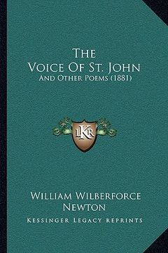 portada the voice of st. john: and other poems (1881) (en Inglés)