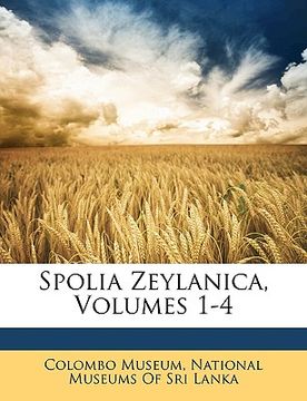 portada spolia zeylanica, volumes 1-4 (en Inglés)