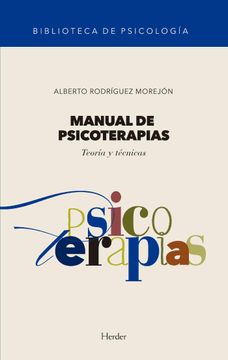 portada Manual de Psicoterapias: Teoría y Técnicas