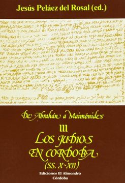 portada Los judíos en Córdoba: Siglos X-XII (Estudios de Cultura Hebrea)