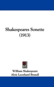 portada shakespeares sonette (1913) (en Inglés)