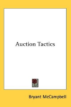 portada auction tactics (en Inglés)