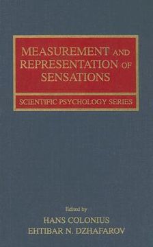 portada measurement and representation of sensations (en Inglés)