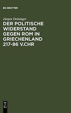 portada Der Politische Widerstand Gegen rom in Griechenland 217-86 V. Chr (en Alemán)