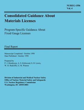 portada Consolidated Guidance About Materials Licenses Program: Specific Guidance About Fixed Gauge Licenses (in English)