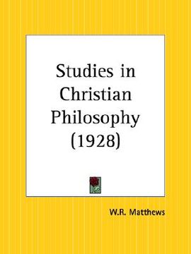 portada studies in christian philosophy (en Inglés)