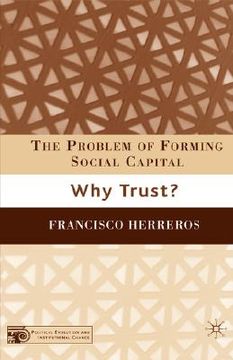 portada the problem of forming social capital: why trust? (en Inglés)
