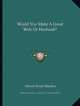 portada would you make a good wife or husband?