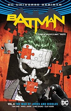 portada Batman Vol. 4: The war of Jokes and Riddles (Rebirth) (en Inglés)