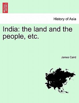 portada india: the land and the people, etc. third edition. (en Inglés)
