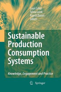 portada Sustainable Production Consumption Systems: Knowledge, Engagement and Practice (en Inglés)