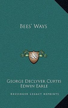 portada bees' ways (en Inglés)