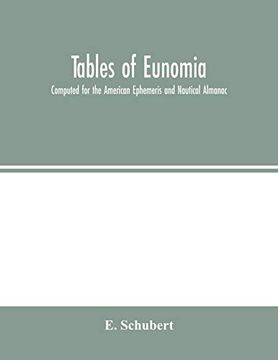portada Tables of Eunomia; Computed for the American Ephemeris and Nautical Almanac 