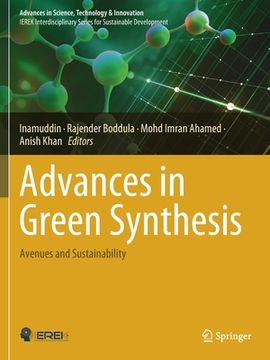 portada Advances in Green Synthesis: Avenues and Sustainability (en Inglés)