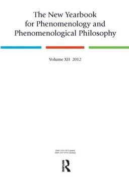 portada The new Yearbook for Phenomenology and Phenomenological Philosophy: Volume 12 (en Inglés)