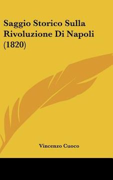 portada Saggio Storico Sulla Rivoluzione Di Napoli (1820) (in Italian)