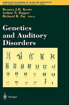 portada genetics and auditory disorders (in English)