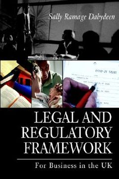 portada legal and regulatory framework: for business in the uk (en Inglés)